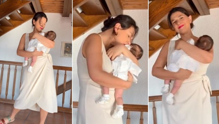 ხატია ბუნიათიშვილი შვილთან ერთად გადაღებულ უსაყვარლეს კადრებს გვიზიარებს – ვიდეო