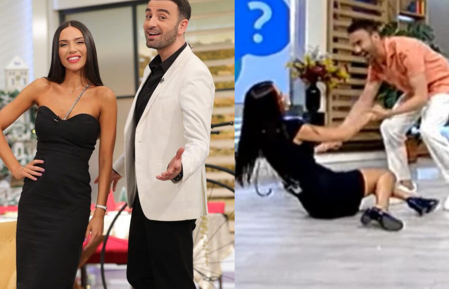 კურიოზი პირდაპირ ეთერში – „პასა დობლეს“ ცეკვისას თაკო ჩორგოლაშვილი წაიქცა