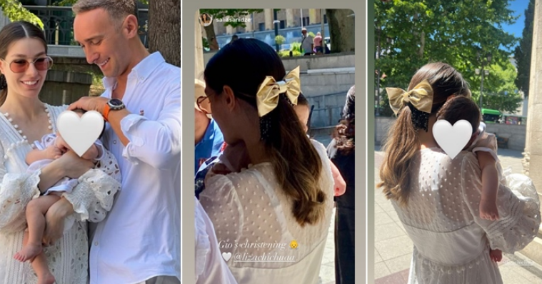 ირაკლი მაქაცარიამ და ლიზა ჩიჩუამ შვილი მონათლეს – ნახეთ ფოტოები