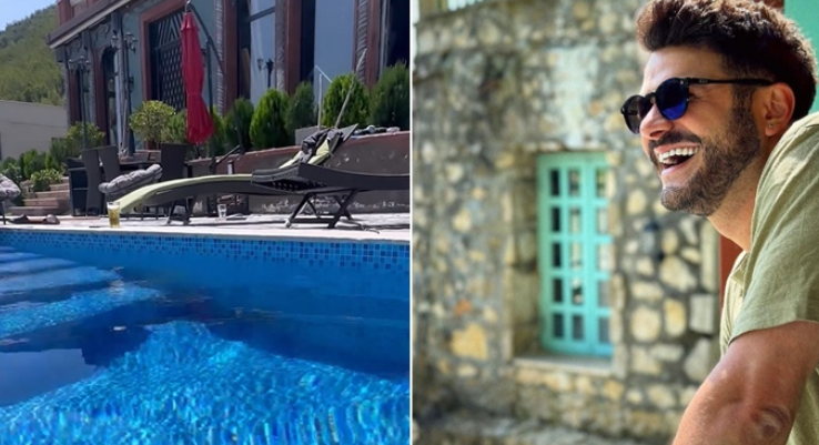 რატი დურგლიშვილმა კერძო სახლში ულამაზესი აუზი გააკეთა – ყველაფერი თავისი ხელით შექმნა