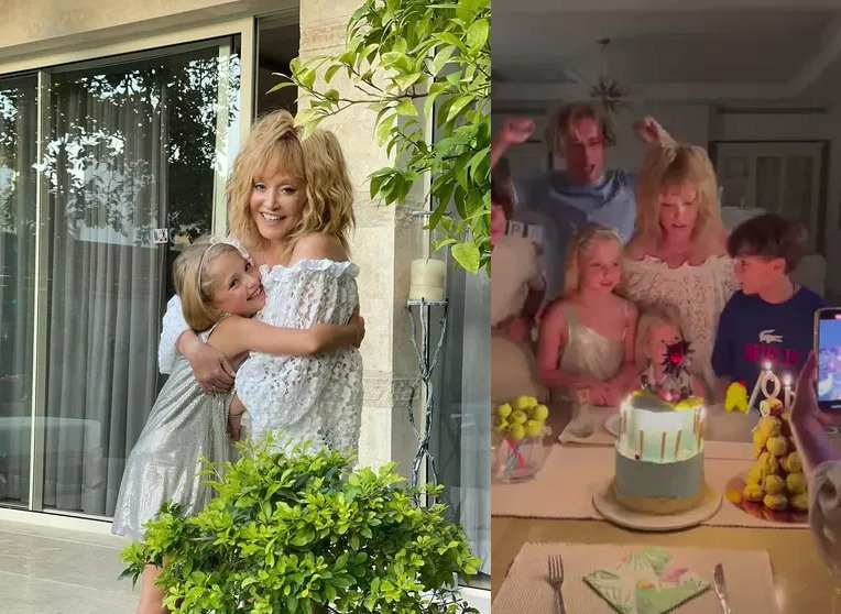 ფოტოები : შვილები გაიზარდნენ, ის კი არ ბერდება – 74 წლის ალა პუგაჩოვა შვილების იუბილეზე საოცრად გამოიყურება