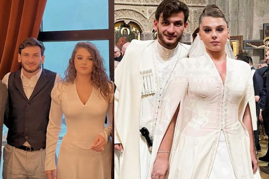 „სულ ასეთი ბედნიერები იყავით“ – ამღერებული ხვიჩა კვარაცხელია და მხიარული კადრები ფეხბურთელის ქორწილიდან