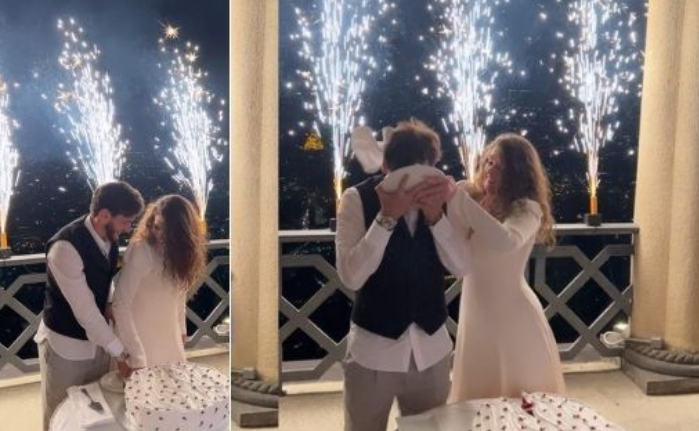 ნიცა თავაძის ცეკვა და ტორტის გაჭრის მხიარული დასასრული – რა კადრები ვრცელდება ნიცა თავაძისა და ხვიჩა კვარაცხელიას ქორწილიდან