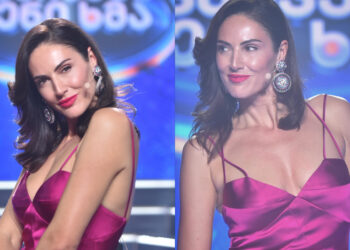 ფოტოები : “საოცრებაა ეს გოგო” – თიკა ფაცაცია ულამაზეს სექსუალურ კაბაში ბრწყინავს