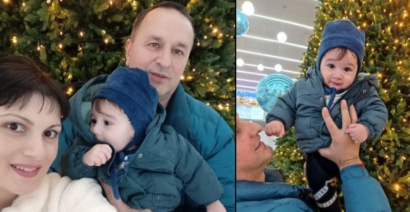 ფოტოები : “მამის ასლი” – გელა დაიაური მეუღლესთან და პატარა ვაჩესთან ერთად