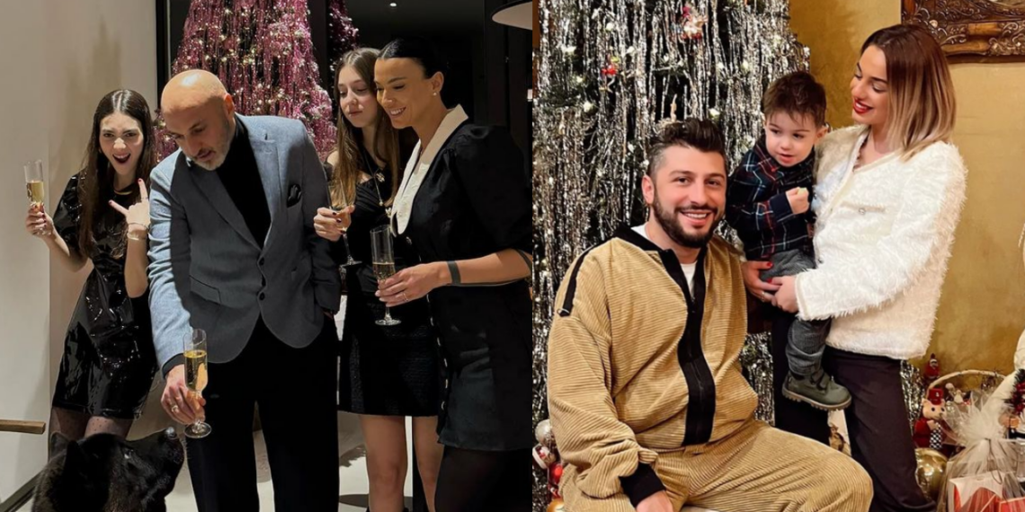 ცნობილი ქართველების საახალწლო ოჯახური ფოტოსესიები – როგორ შეხვდნენ ვარსკვლავები 2024 წელს