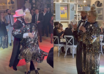 ვიდეო : ამას ხშირად ვერ ნახავთ – შვილის ქროწილში აცეკვებული გოჩა და შორენა ჩერტკოევები