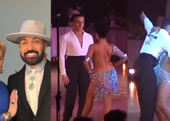 ვიდეო : “ცეცხლი დაანთეს სცენაზე” – გოჩა ჩერტკოევის და მისი მეუღლის აქამდე უცნობი “სამბა”