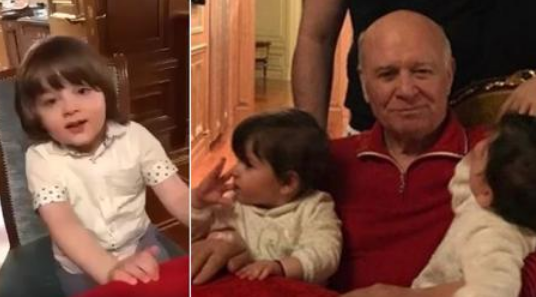 85 წლის ასლან აბაშიძე 5 წლის ვაჟთან ერთად – მამა-შვილის ვიდეო ინტერნეტჰიტად იქცა