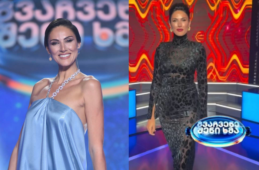 ვიდეო : “ქალი საოცრება” – თიკა ფაცაცია გამჭვირვალე შავ კაბაში ბრწყინავს