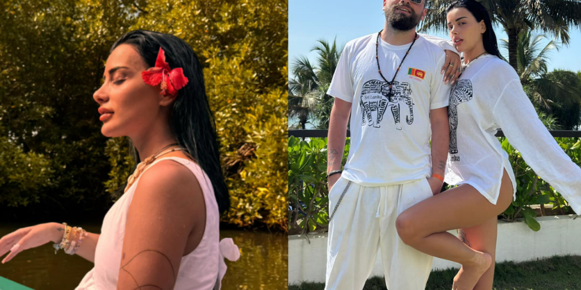 “ლამაზი წყვილი” – სალომე უშხვანი შრი ლანკადან მეუღლესთან ერთად გადაღებულ ფოტოებს აქვეყნებს