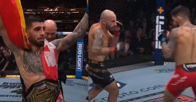 ვიდეო : ილია თოფურიას ნოკაუტი და პირველი ქართველი ჩემპიონი UFC-ში