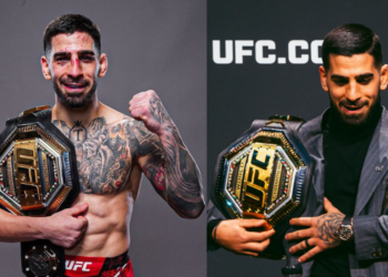 ემოციური ფოტო – ილია თოფურიას მამა საჩემპიონო ქამართან ერთად