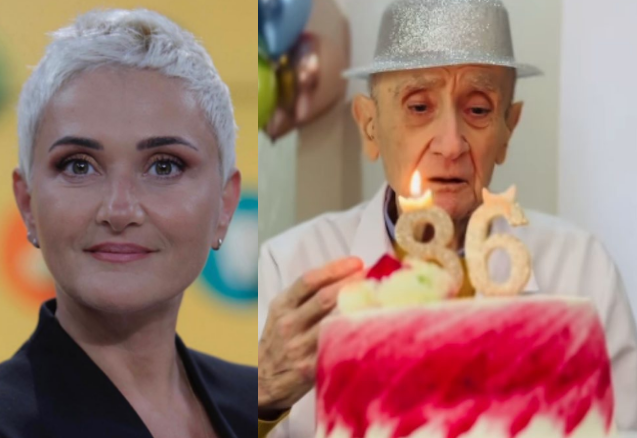 ვიდეო : „იუმორი აქვს, ტორტი არ ჩააქრო! არ ახსოვს როგორ უნდა“ – ნანიკო ხაზარაძის მამა იუბილარია