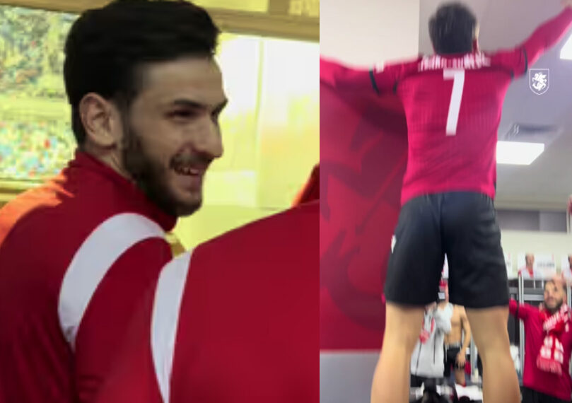 ვიდეო : “ზღაპრის ბოლო კეთილიააააა” – ქართველი ფეხბურთელების ემოციები გასახდელში ევროპის ჩემპიონატზე გასვლის შემდეგ