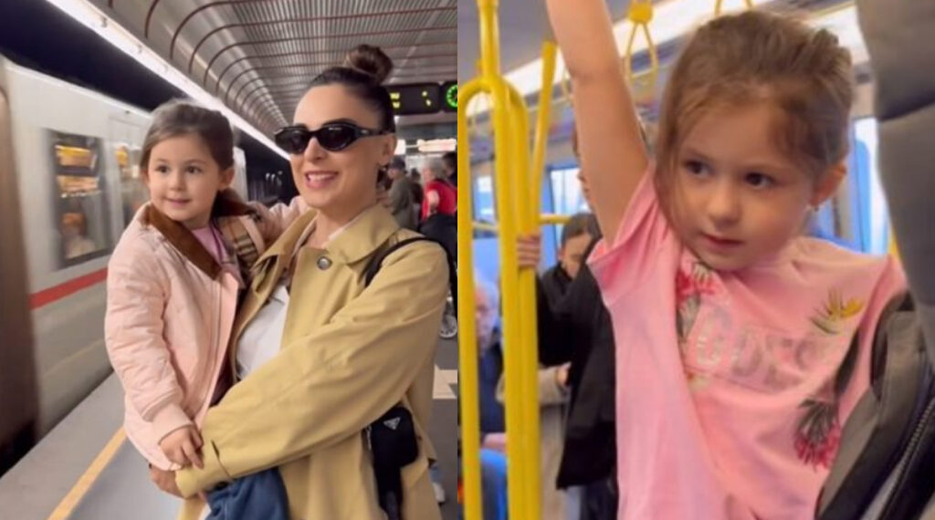 უსაყვარლესმა ელის მარიამ მეტროთი პირველად იმგზავრა – სოფო ნიჟარაძე შვილის ემოციებს გვიზიარებს