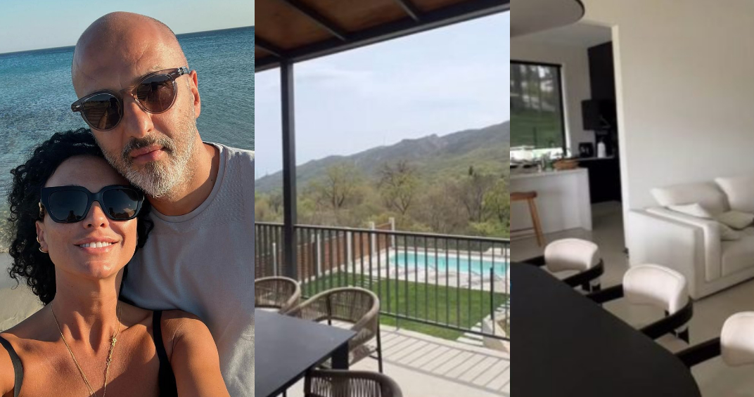 საცურაო აუზი და თანამედროვე შიდა ინტერიერი – სალომე ღვინიაშვილი საკუთარი სახლის კადრებს აქვეყნებს