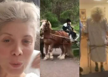 ვიდეო : მერიკო კარტოზიამ ფეხი მოიტეხა – ნახეთ როგორ გადავარდა ფაეტონი ხრამში