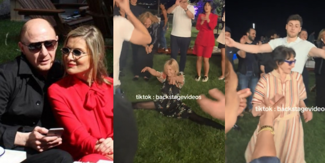 „მამმა მია“-ზე აცეკვებული დედა-შვილი, ბებია და შვილიშვილი და თეონა თავართქილაძის ეფექტური ილეთი – კადრები არველაძეების წვეულებიდან