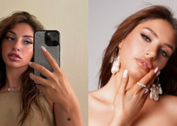 ფოტო : შორენა ბეგაშვილის შვილი ბიკინებში გამოწყობილი სარკესთან პოზირებს – ევა ბარბაქაძე ბრწყინვალე ფორმაშია