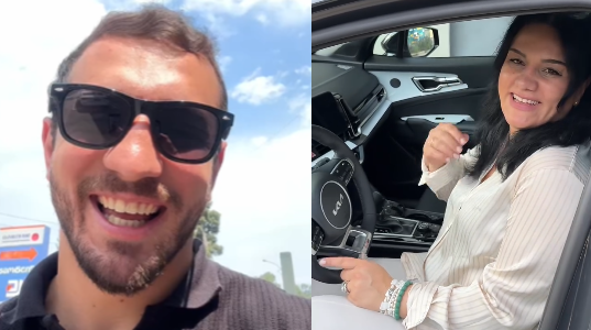 ვიდეო : “საოცარი ბიჭი ხარ” – ლაშა ბექაურმა დედას ავტომობილი აჩუქა