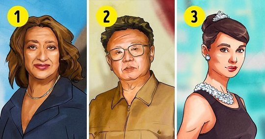 თუ ამ ფოტოებზე 30 ადამიანიდან 25-ს მაინც გამოიცნობთ, ესე იგი განათლებული ადამიანი ხართ