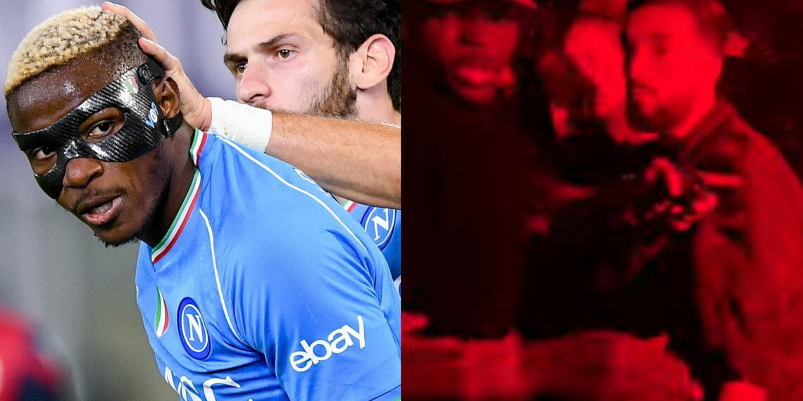 ვიდეო : ვიქტორ ოსიმენი გუნდის ქომაგებს ფიზიკურად დაუპირისპირდა – ნაპოლიში მძიმე ვითარებაა