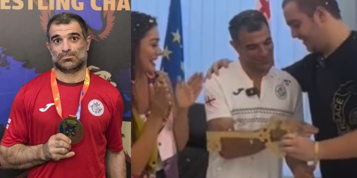  საჩუქარი ჩემპიონს – ვახტანგ ახობაძეს ბათუმში ბინა აჩუქეს, ემოციური კადრები ბათუმიდან