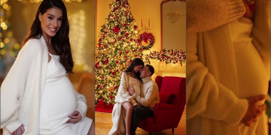 ულამაზესი ორსულია – ლიზა ჩიჩუას საახალწლო ფოტოსესიას თვალს ვერ მოწყვეტთ