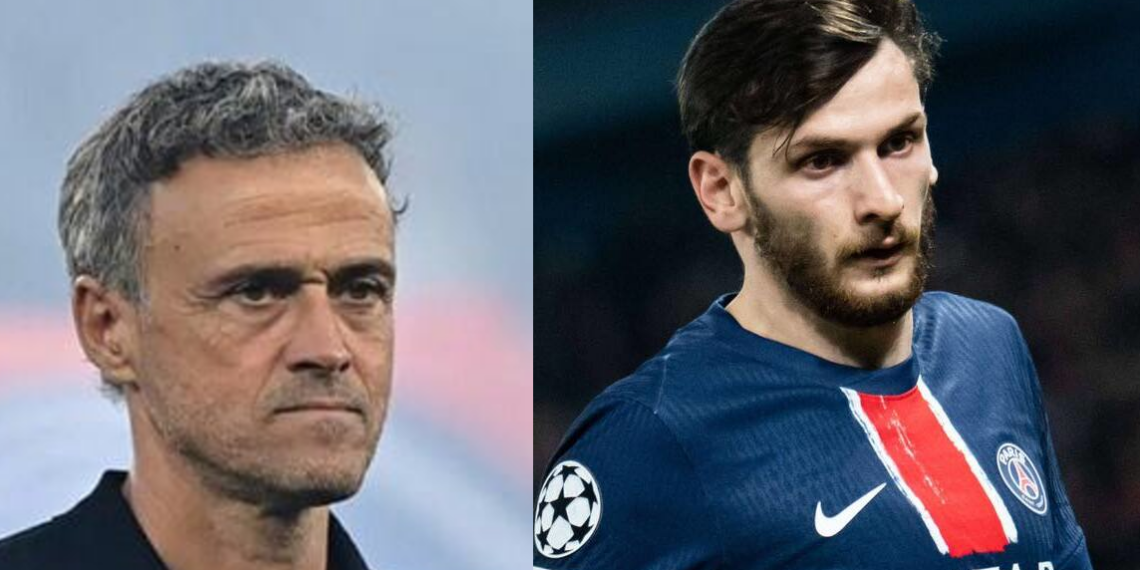 რა შენიშნა ლუის ენრიკემ კვარაცხელიაზე, როდესაც მატჩის ბოლო წუთები იყო და გუნდი გამანადგურებელი ანგარიშით იგებდა ?