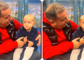 “როგორ აკეთებს ქუთაისელი აფერისტი?” – ჯიმი აბესაძე გიორგი გაბუნიას ქალიშვილთან ერთად გადაღებულ სახალისო ვიდეოს აქვეყნებს