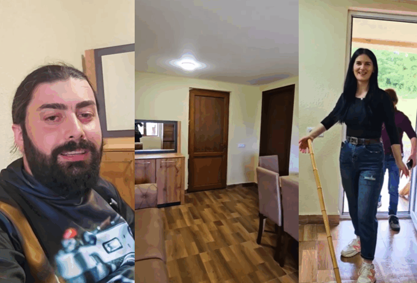 “შემდეგი ეტაპი იქნება ტექნიკის შეტანა და ამ თვის ბოლოს მარიამს შევიყვანთ მის ახალ სახლში” – დანტესი მარიამ კოხრეიძის სახლს გვათვალიერებინებს