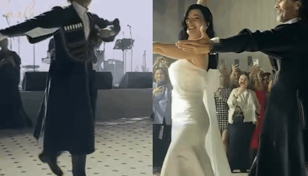 როგორ იცეკვა ქართული ცეკვა სოფი ლორენის ვაჟმა ? – ემოციური კადრები კარლო პონტისა და მარიამ შარმანაშვილის ქორწილიდან