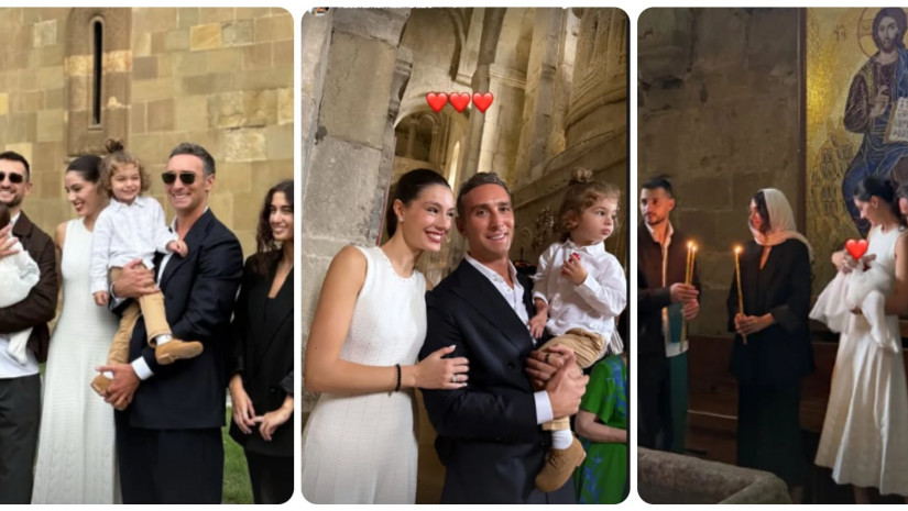 „ნინა მაქაცარია გაქრისტიანდა“ – ცნობილია, ვინ არიან ირაკლი მაქაცარიასა და ლიზა ჩიჩუას ქალიშვილის ნათლიები