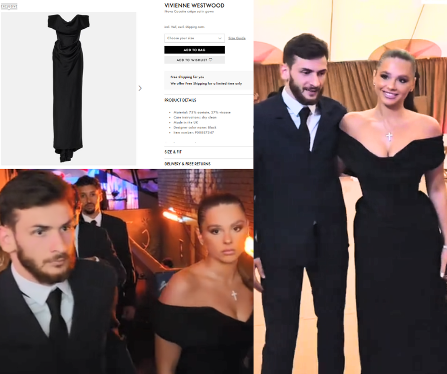 რა ღირს ნიცა თავაძის კაბა და ოქროსფერი ჩანთა, რომლითაც ის PSG Foundation Gala-ზე წარსდგა