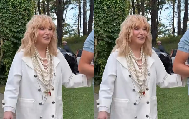 მედიაში 76 წლის ალა პუგაჩოვას ახალი კადრები ვრცელდება