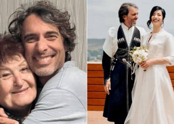 კარლო პონტი მარიამ შარმანაშვილის ბებიას იუბილეს ულოცავს