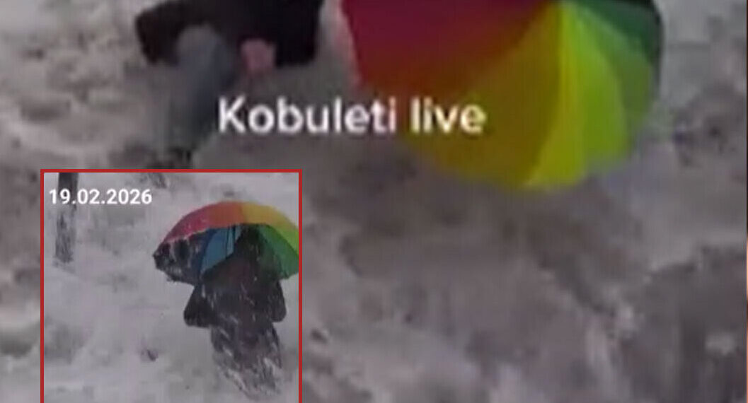 ძლიერი შტორმი ქობულეთში და ადამიანი, რომელიც სიკვდილს გადაურჩა – რა კადრები ვრცელდება ადგილიდან